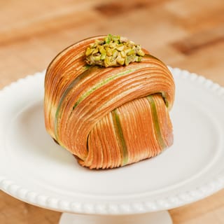 Pistachio Brownie Bomb