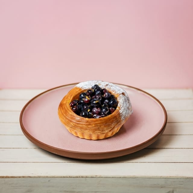 Blueberry Lime Crumble Tart.